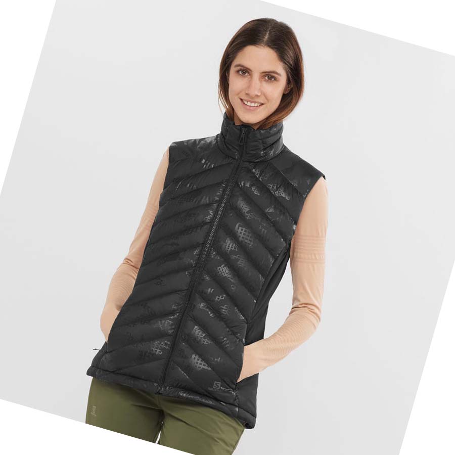 Chaquetas De Esquí Salomon ESSENTIAL XWARM DOWN Mujer Negros | MX 2421QMA